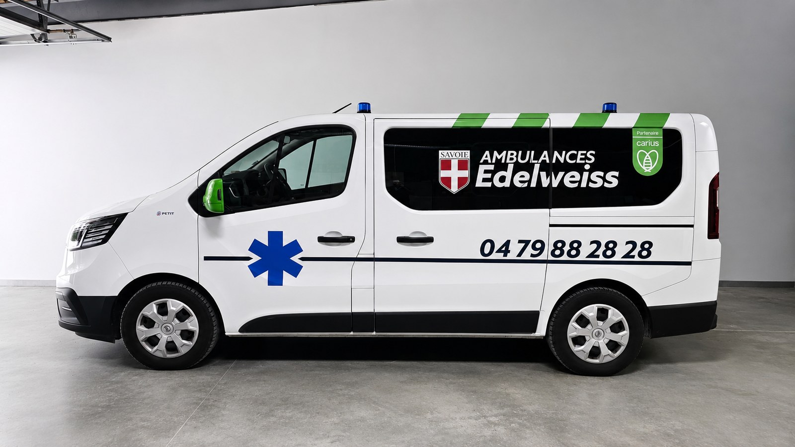 Ambulance Edelweiss, partenaire Carius, conventionnée